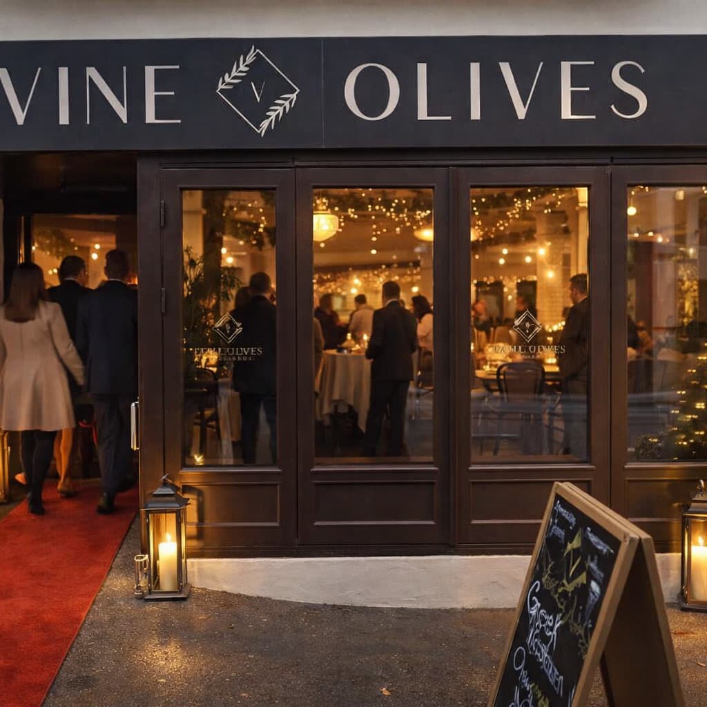 Gresk aften - Vine & Olives Greek Restaurant bilde 1