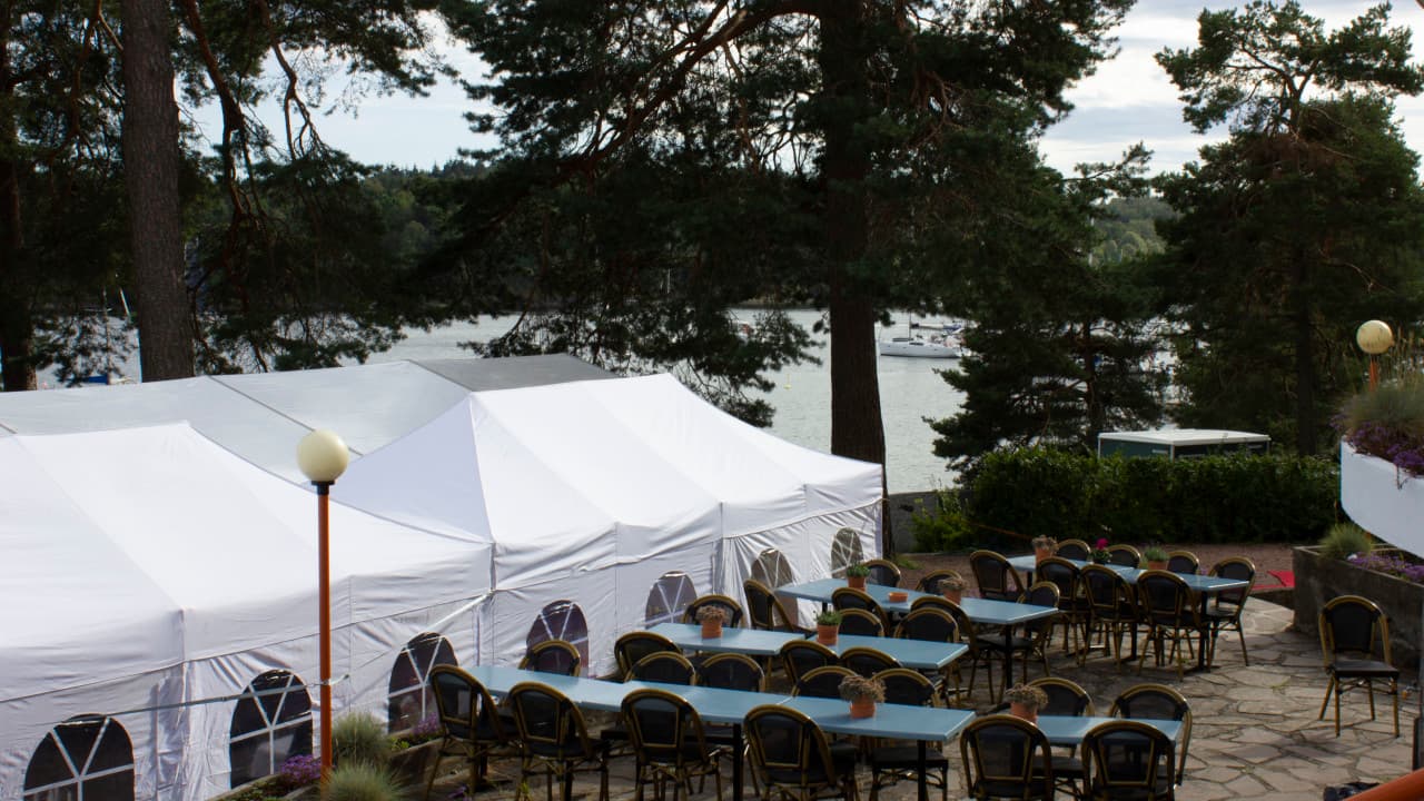 Telt ved Strandkanten - Hvalstrand Bad selskapslokale bilde 3
