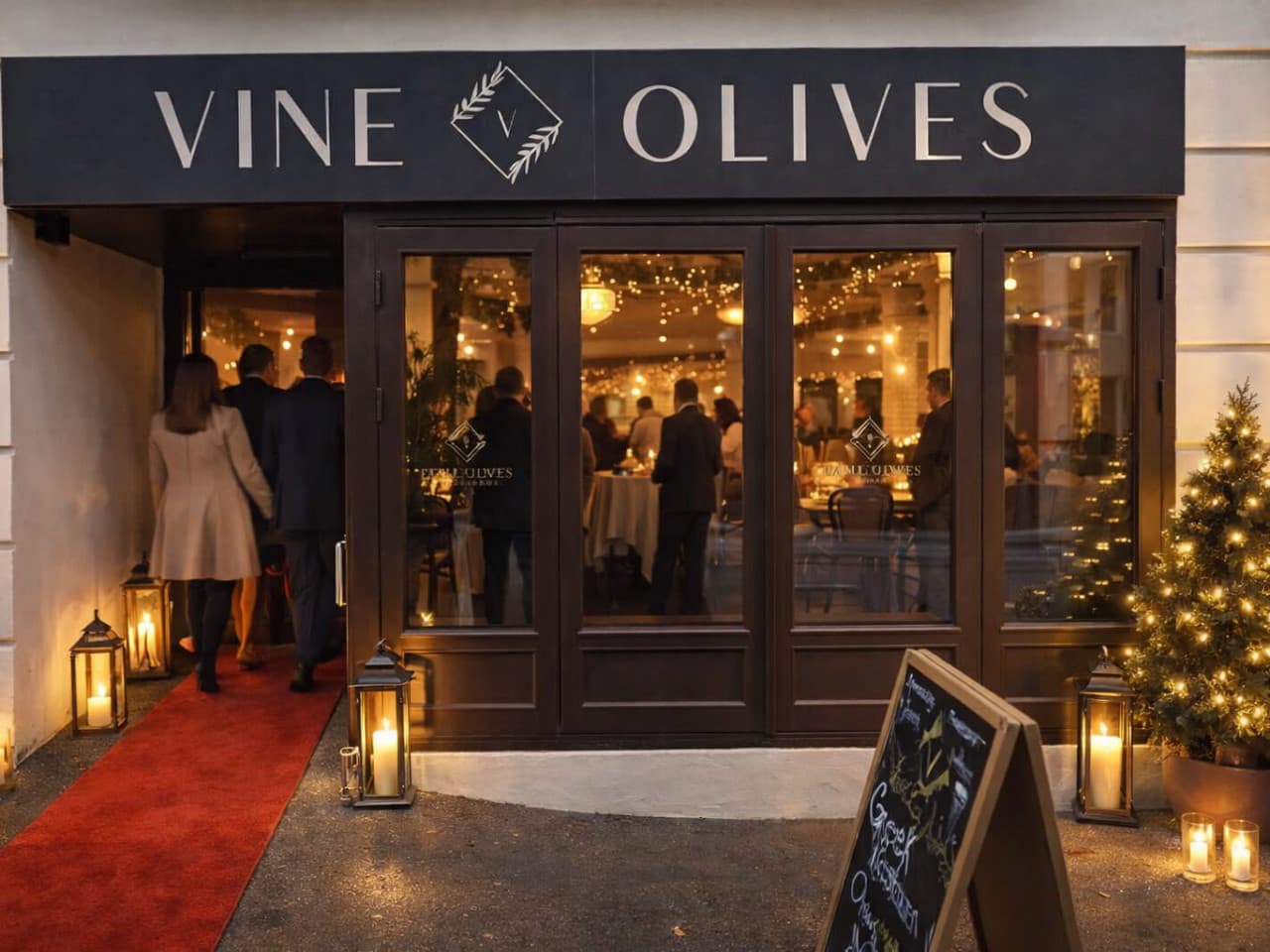 Gresk aften - Vine & Olives Greek Restaurant bilde 2