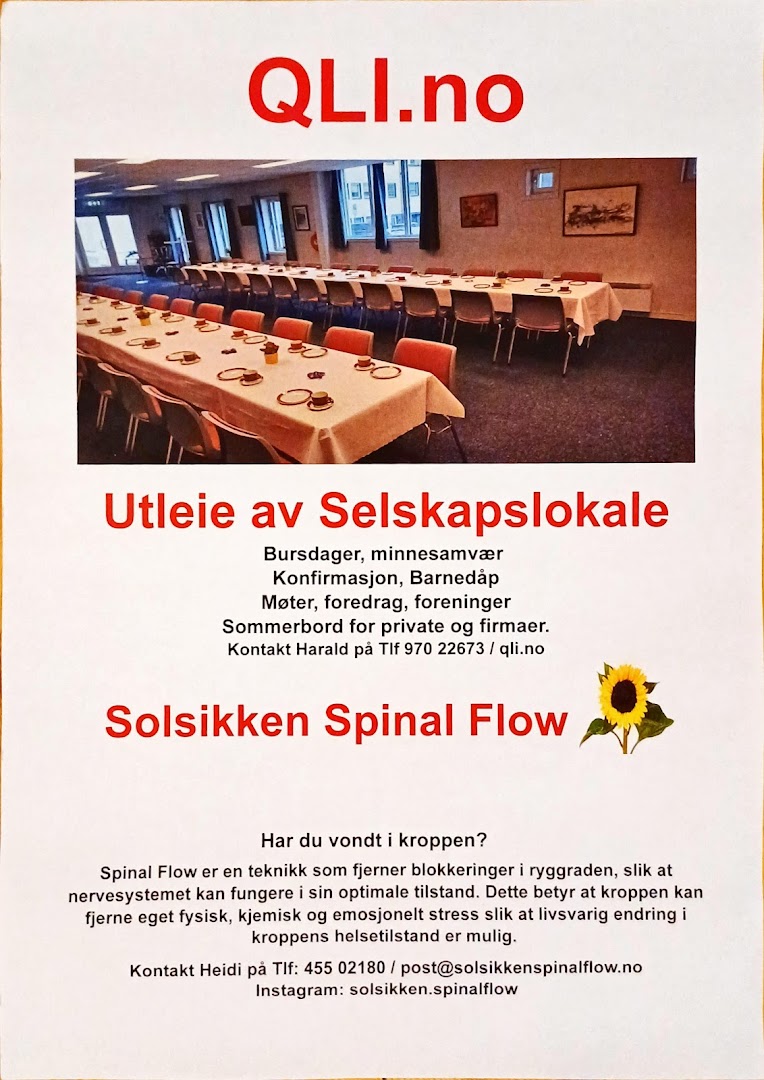 Bilde av QLI selskapslokaler