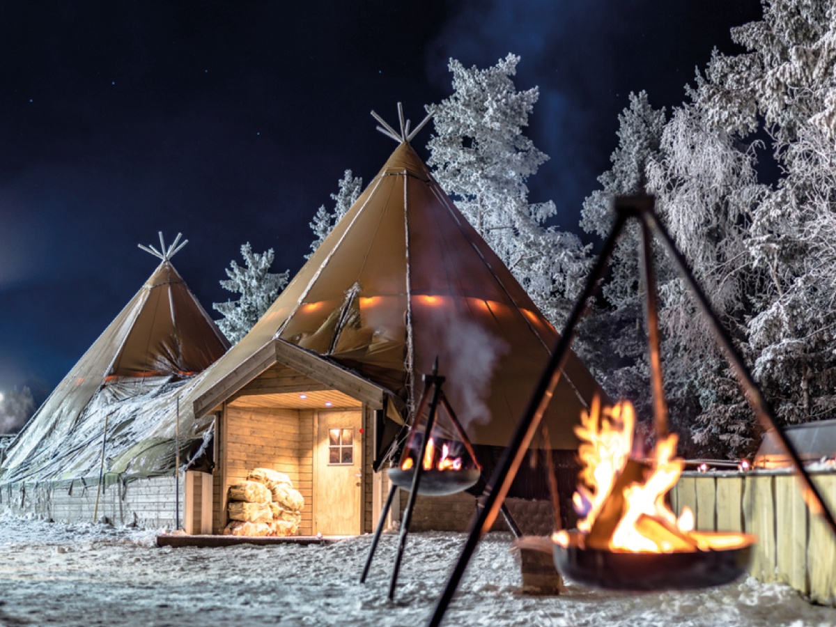Bilde av Lavvo og Cafe Tårnstua i Skimore Oslo